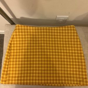 Urban Outfitters Yellow Checked Min…